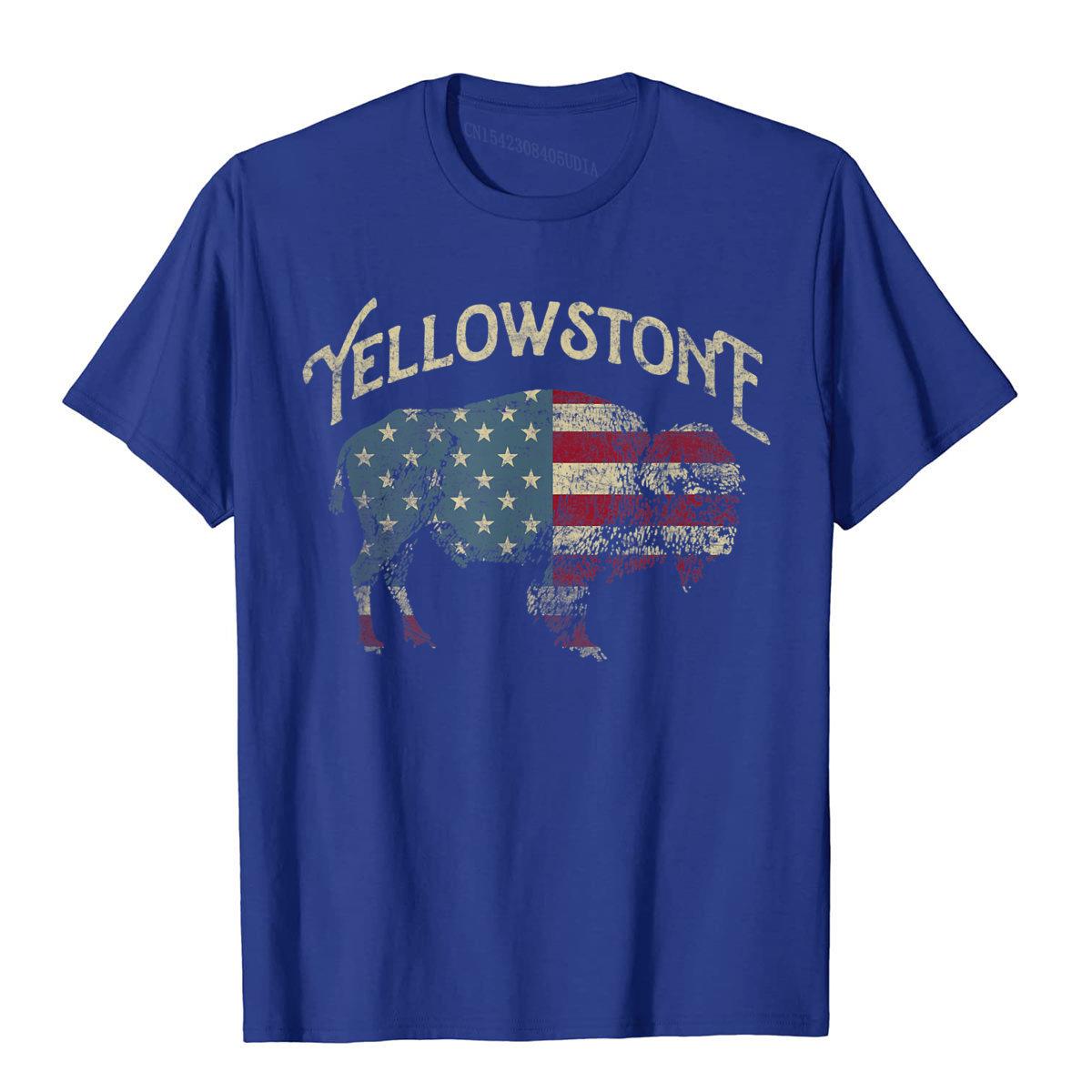 Men Women Unisex Yellowstone National Park Buffalo T Shirt